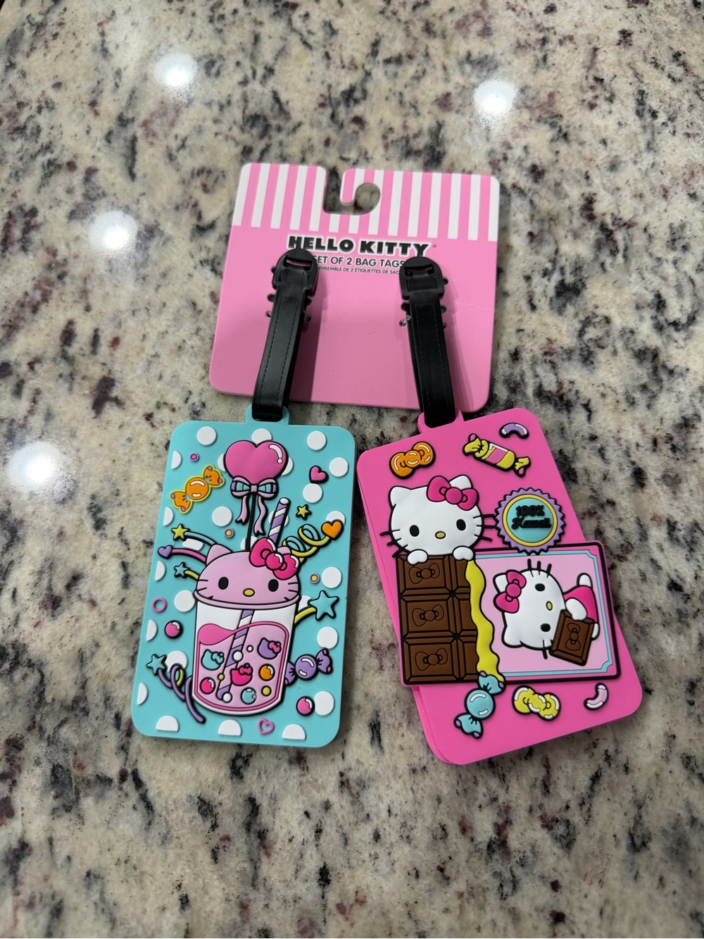 Sanrio Hello Kitty Set of 2 Luggage Tags - NWT